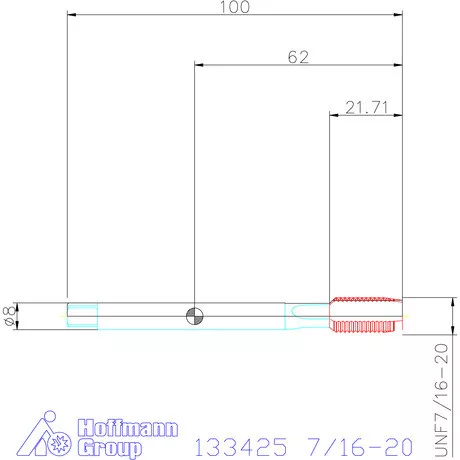 Holex Holex Pro Tap gépi menetfúró HSS-E 7/16-20