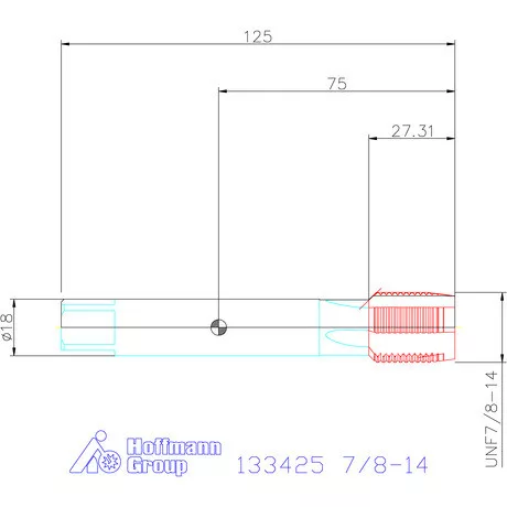 Holex Holex Pro Tap gépi menetfúró HSS-E 7/8-14