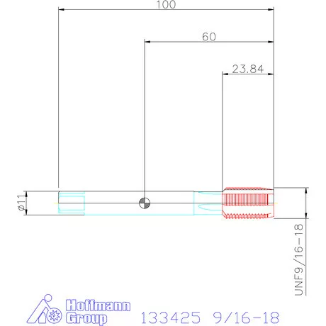 Holex Holex Pro Tap gépi menetfúró HSS-E 9/16-18