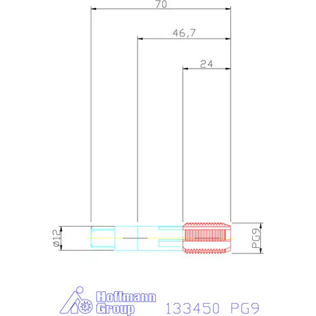Garant Páncélcső menetfúró PG9