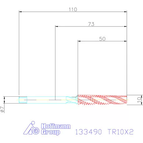 Garant Gépi menetfúró TR10X2