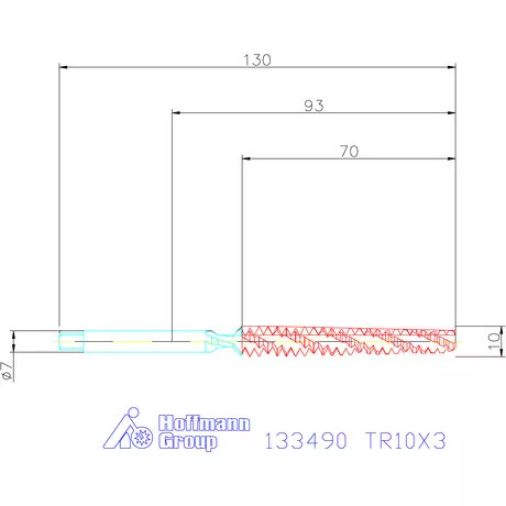 Garant Gépi menetfúró TR10X3