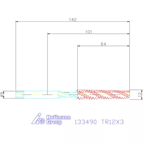 Garant Gépi menetfúró TR12X3