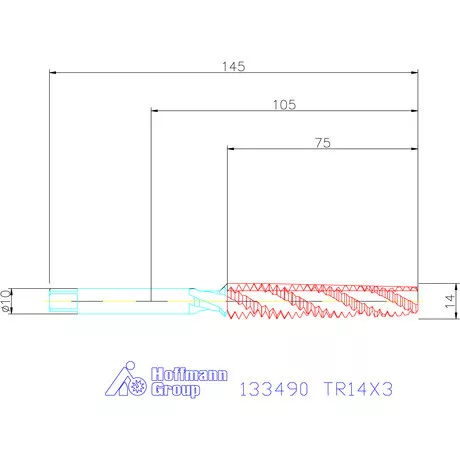 Garant Gépi menetfúró TR14X3