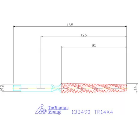 Garant Gépi menetfúró TR14X4