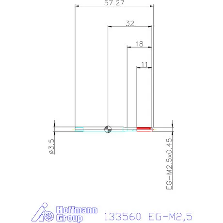 Garant Garant Master Tap gépi menetfúró huzalmenet betétekhez HSS-E-PM EG-M2,5