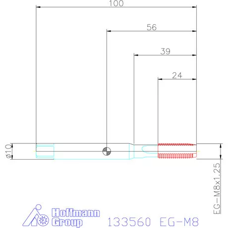 Garant Garant Master Tap gépi menetfúró huzalmenet betétekhez HSS-E-PM EG-M8