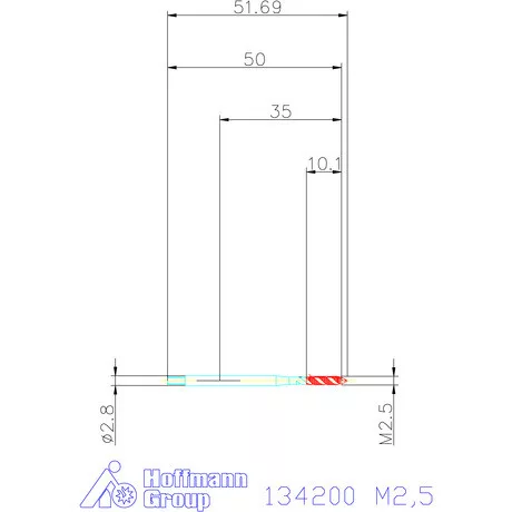 Garant Gépi menetfúró M2,5