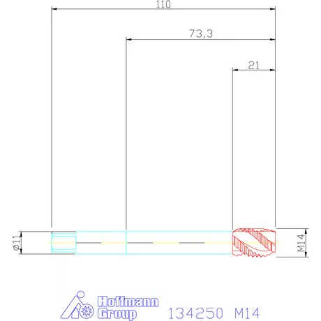 Garant Gépi menetfúró HSS-E M14