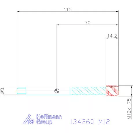Garant Garant Master Tap Alu gépi menetfúró M12