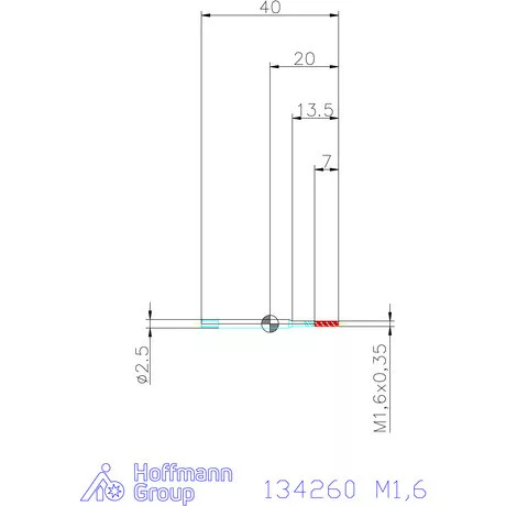Garant Garant Master Tap Alu gépi menetfúró M1,6