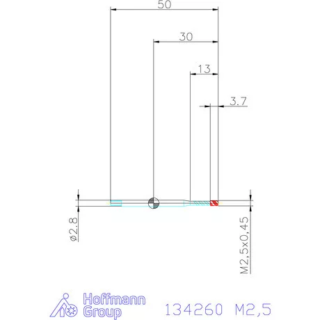 Garant Garant Master Tap Alu gépi menetfúró M2,5