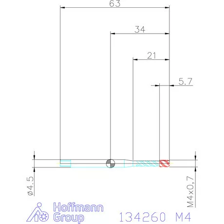 Garant Garant Master Tap Alu gépi menetfúró M4