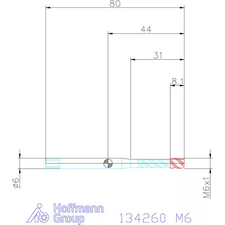 Garant Garant Master Tap Alu gépi menetfúró M6