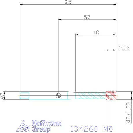 Garant Garant Master Tap Alu gépi menetfúró M8