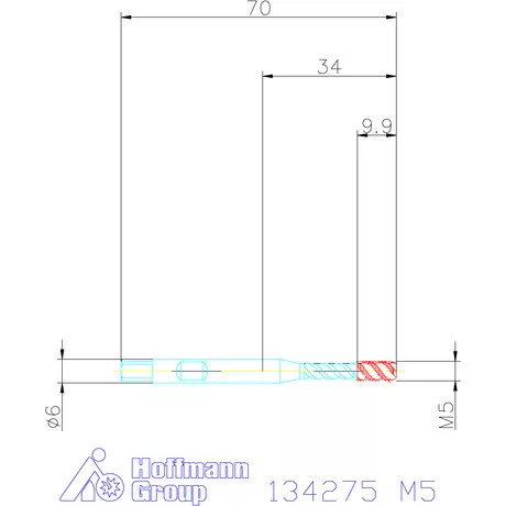 Garant Gépi menetfúró szinkronorsókhoz HSS-E-PM Form C M5
