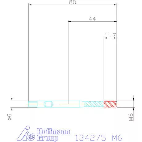 Garant Gépi menetfúró szinkronorsókhoz HSS-E-PM Form C M6