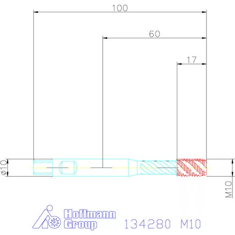 Garant Gépi menetfúró szinkronorsókhoz HSS-E-PM Form E M10