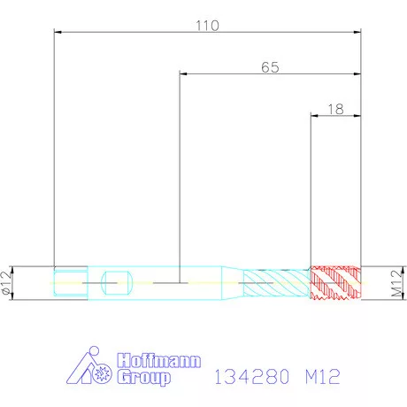 Garant Gépi menetfúró szinkronorsókhoz HSS-E-PM Form E M12