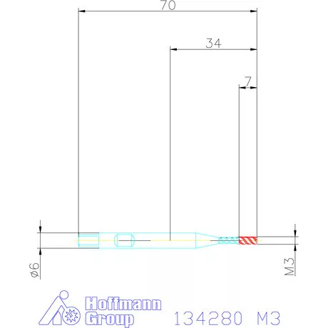 Garant Gépi menetfúró szinkronorsókhoz HSS-E-PM Form E M3