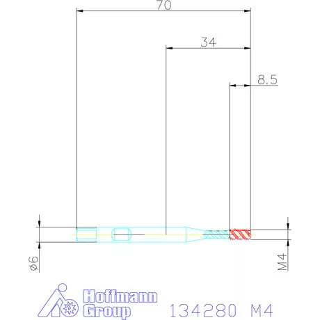 Garant Gépi menetfúró szinkronorsókhoz HSS-E-PM Form E M4