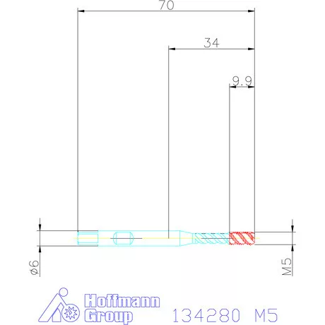 Garant Gépi menetfúró szinkronorsókhoz HSS-E-PM Form E M5