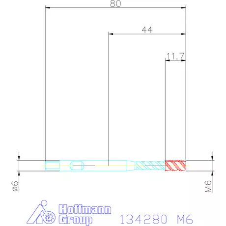 Garant Gépi menetfúró szinkronorsókhoz HSS-E-PM Form E M6
