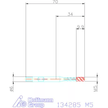 Garant Gépi menetfúró szinkronorsókhoz HSS-E-PMIK / Form C M5