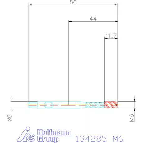 Garant Gépi menetfúró szinkronorsókhoz HSS-E-PMIK / Form C M6