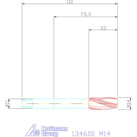 Garant Gépi menetfúró M14