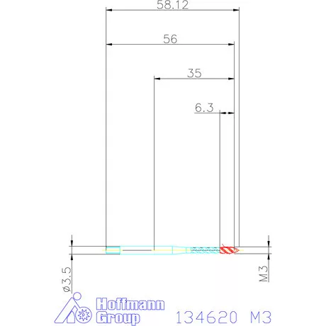 Garant Gépi menetfúró HSS-E-PM M3