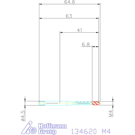Garant Gépi menetfúró HSS-E-PM M4