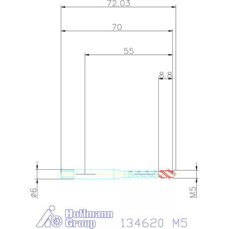 Garant Gépi menetfúró HSS-E-PM M5