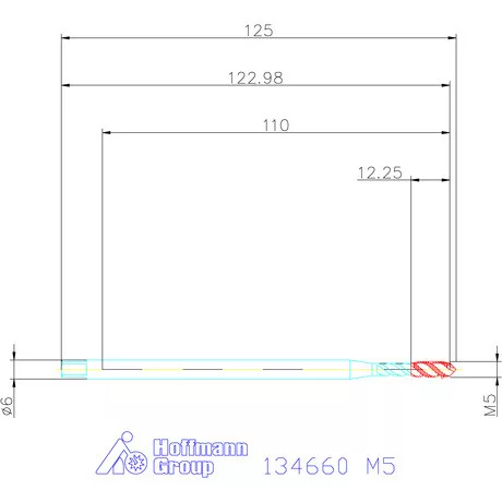 Garant Gépi menetfúró extra hosszú HSS-E M5