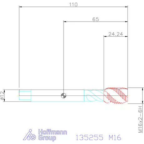 Holex Holex Clever Tap gépi menetfúró M16