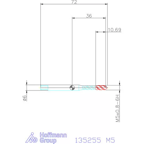 Holex Holex Clever Tap gépi menetfúró M5