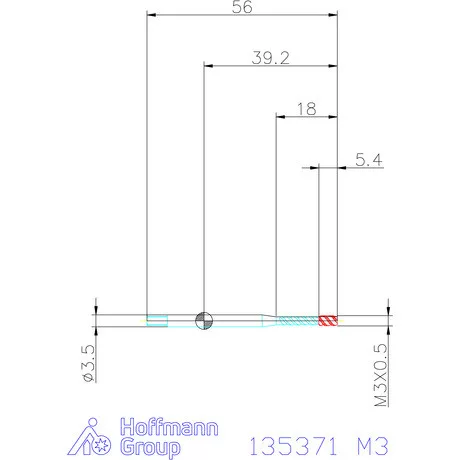 Garant Garant Master Tap Steel<sup>HT</sup> gépi menetfúró HSSE-PM Form C 6HX M3