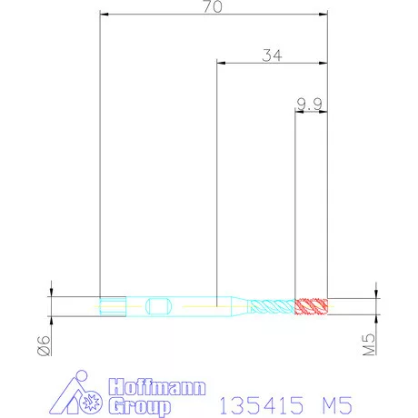 Garant Gépi menetfúró szinkronorsókhoz HSS-E-PM Form E M5