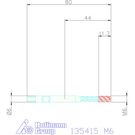 Garant Gépi menetfúró szinkronorsókhoz HSS-E-PM Form E M6
