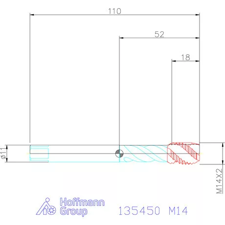 Garant Gépi menetfúró M14