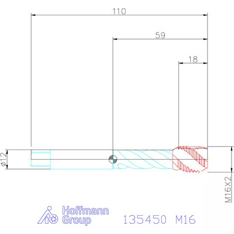 Garant Gépi menetfúró M16