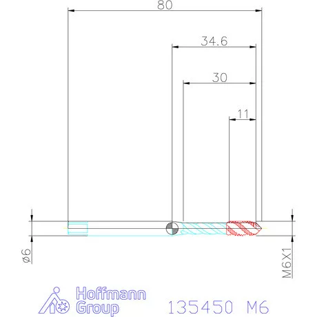 Garant Gépi menetfúró M6