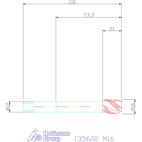 Garant Gépi menetfúró 6G M16