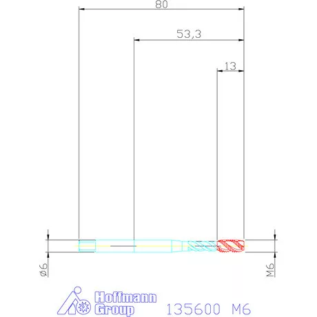 Garant Gépi menetfúró 6G M6