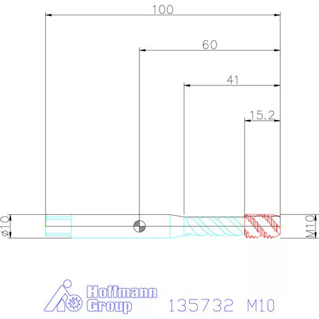 Garant Garant Master Tap INOX gépi menetfúró HSS-E-PM Form C 6HX M10