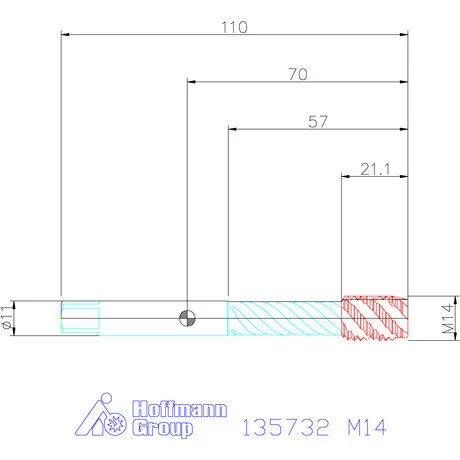 Garant Garant Master Tap INOX gépi menetfúró HSS-E-PM Form C 6HX M14