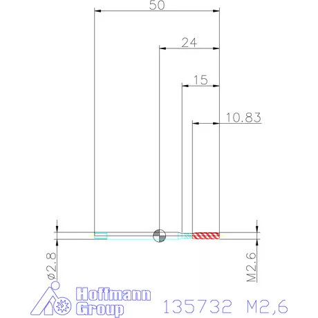 Garant Garant Master Tap INOX gépi menetfúró HSS-E-PM Form C 6HX M2,6