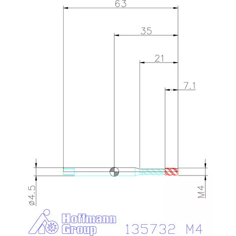 Garant Garant Master Tap INOX gépi menetfúró HSS-E-PM Form C 6HX M4