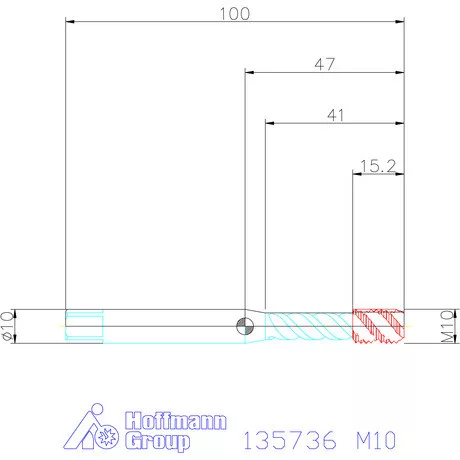 Garant Garant Master Tap INOX gépi menetfúró HSS-E-PM Form E 6HX M10