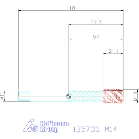 Garant Garant Master Tap INOX gépi menetfúró HSS-E-PM Form E 6HX M14